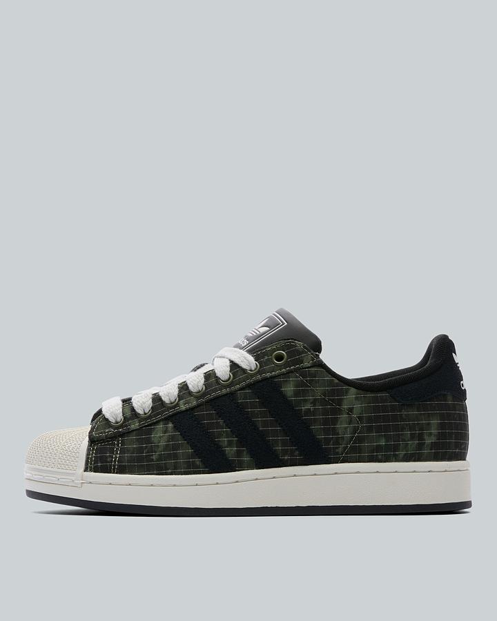adidas Men's Superstar II Camo Trainer - Utility Black/Grey/White