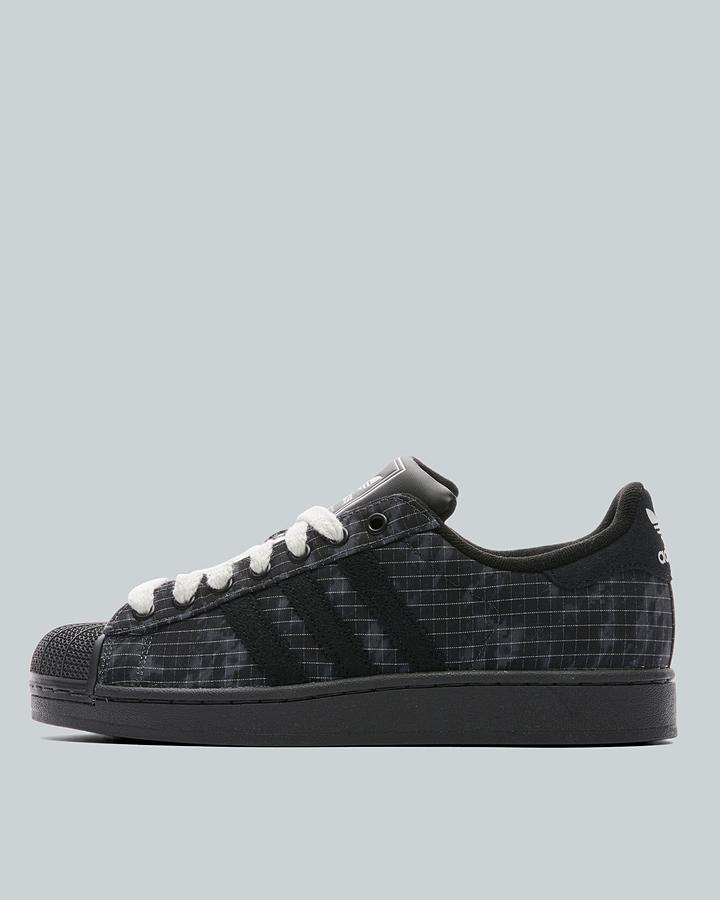 adidas Men's Superstar II Camo Trainer - Black