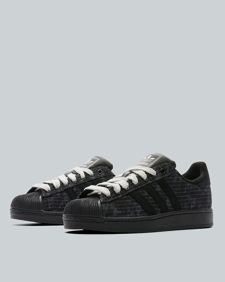 adidas Men's Superstar II Camo Trainer - Black