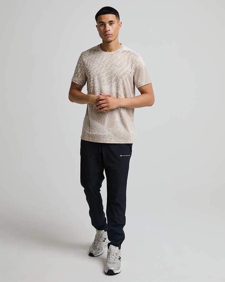 Monterrain Men's Quantum Jacquard T-Shirt - Jet Black