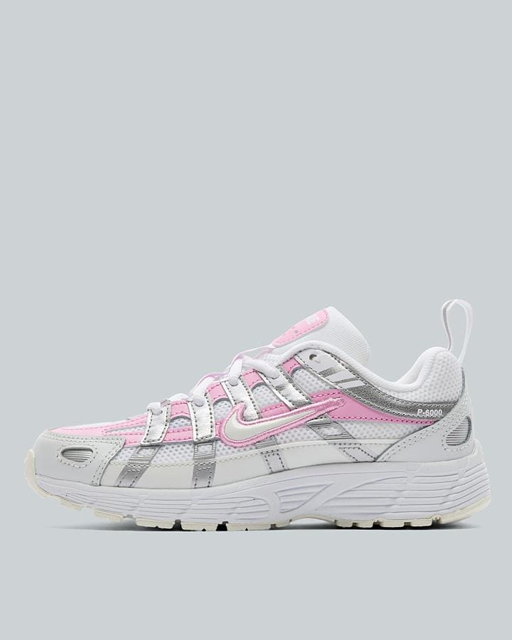 Nike Infant P6000 Trainers - White Off White Pink Rise
