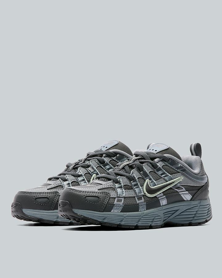 Nike Infant P-6000 Trainers - Anthracite Black Cool Grey Jade Horizon