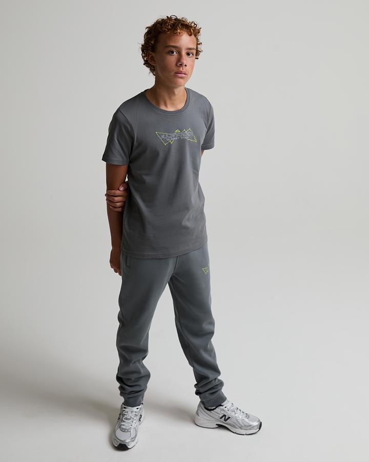 Alpyrex Junior Summit Trail Graphic T-Shirt - Volcanic Veil Citrus Fusion