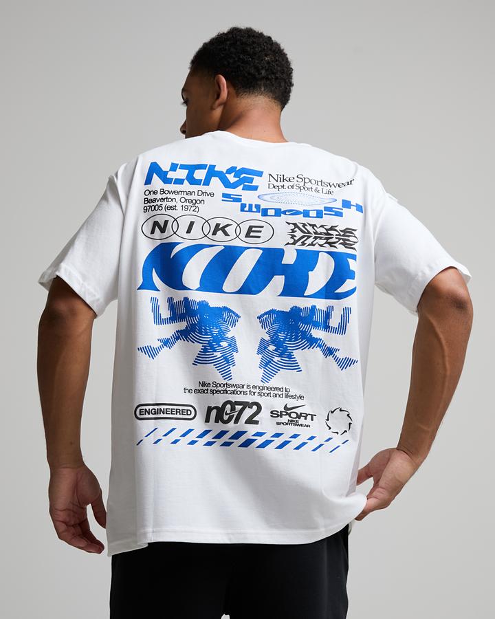Nike Men's Poster LSE T-Shirt - White/Blue