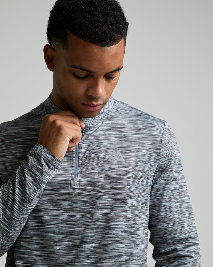Montirex Men's Trail 2.0 Quarter Zip Top - Grey