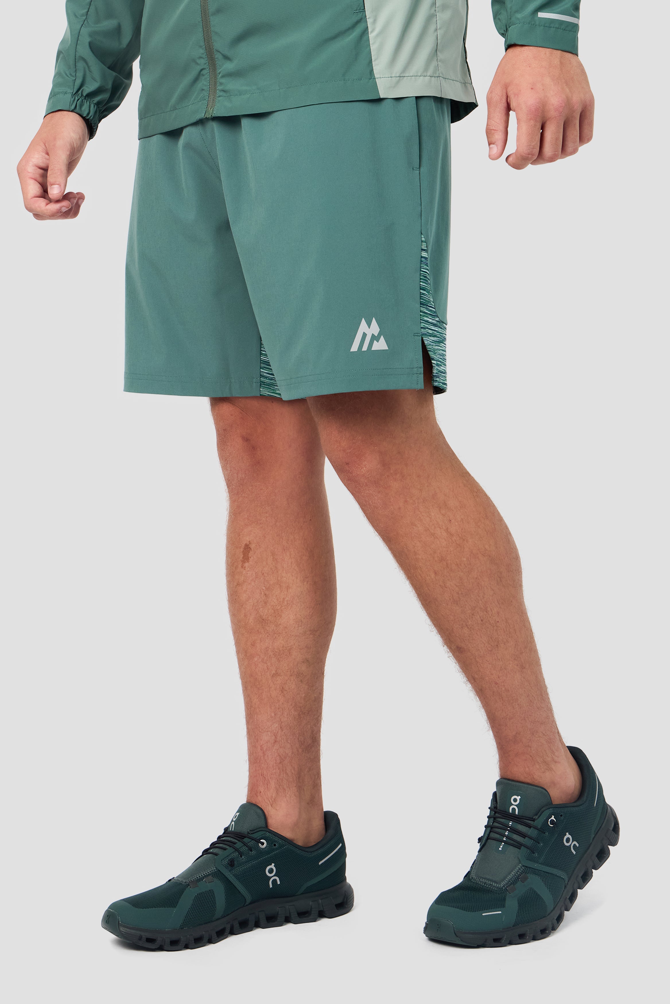 Montirex Trail Panel Short – Green, Blue