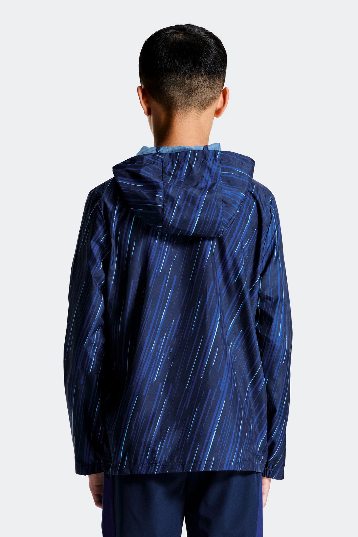 Montirex Junior Vigour Windbreaker - Midnight Blue Marine Blue Neon Sky