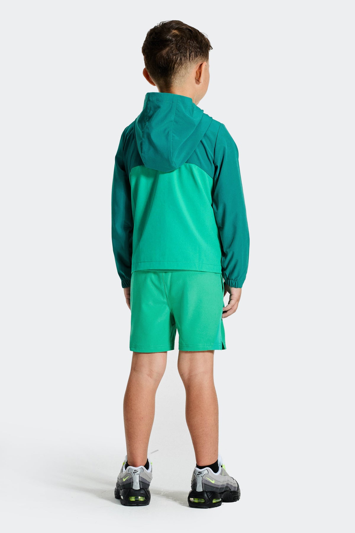 Montirex Infant Boys' Velocity Windbreaker - Lagoon Green Mint Blue Cyber Jade