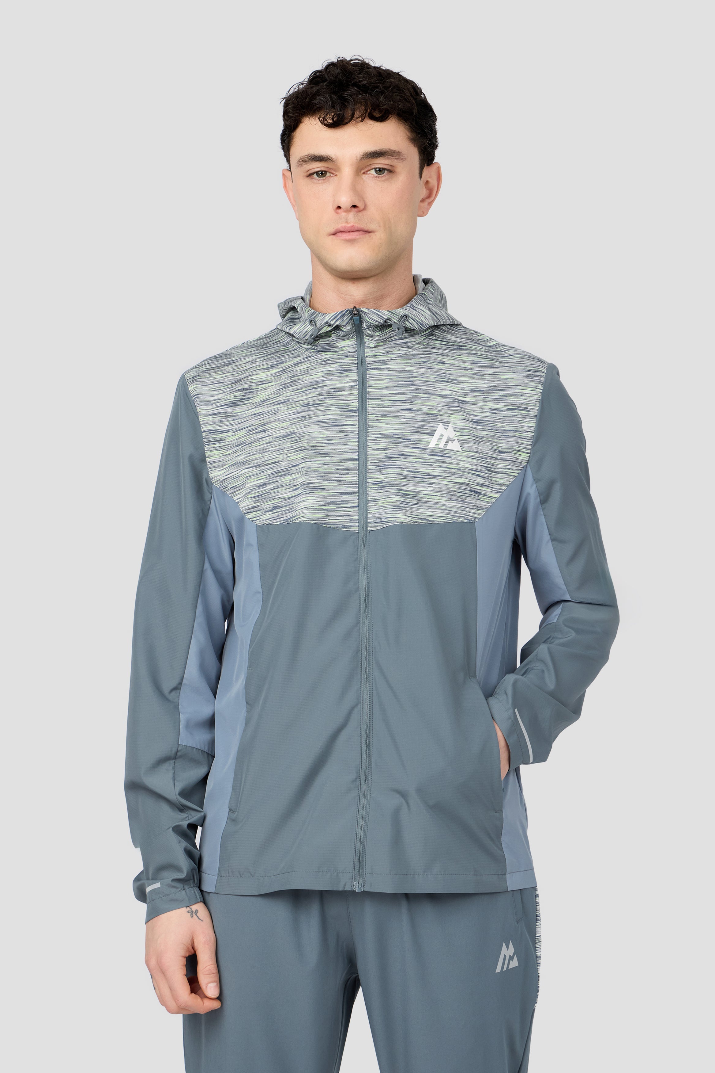 Montirex Trail Windbreaker - Grey, Green, White