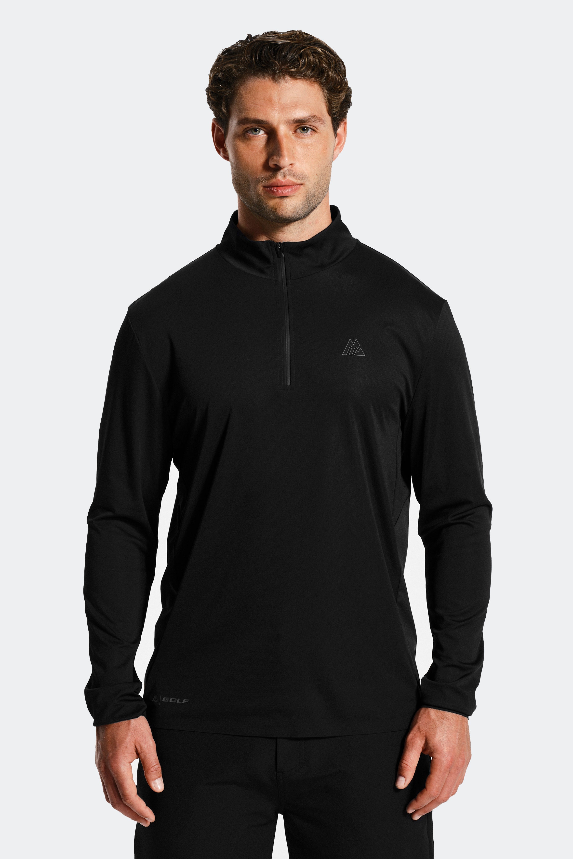 Montirex Golf 1/4 Zip Black, Onyx