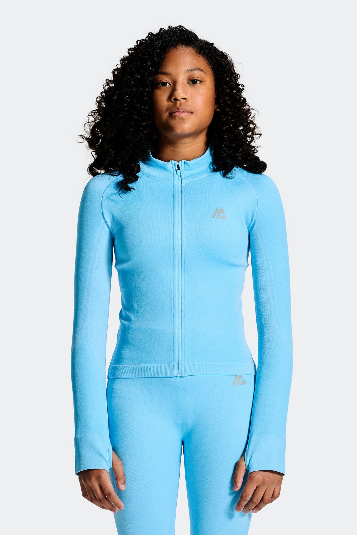 Montirex Girls' Harmony Full Zip - Seashell Blue Misty Blue