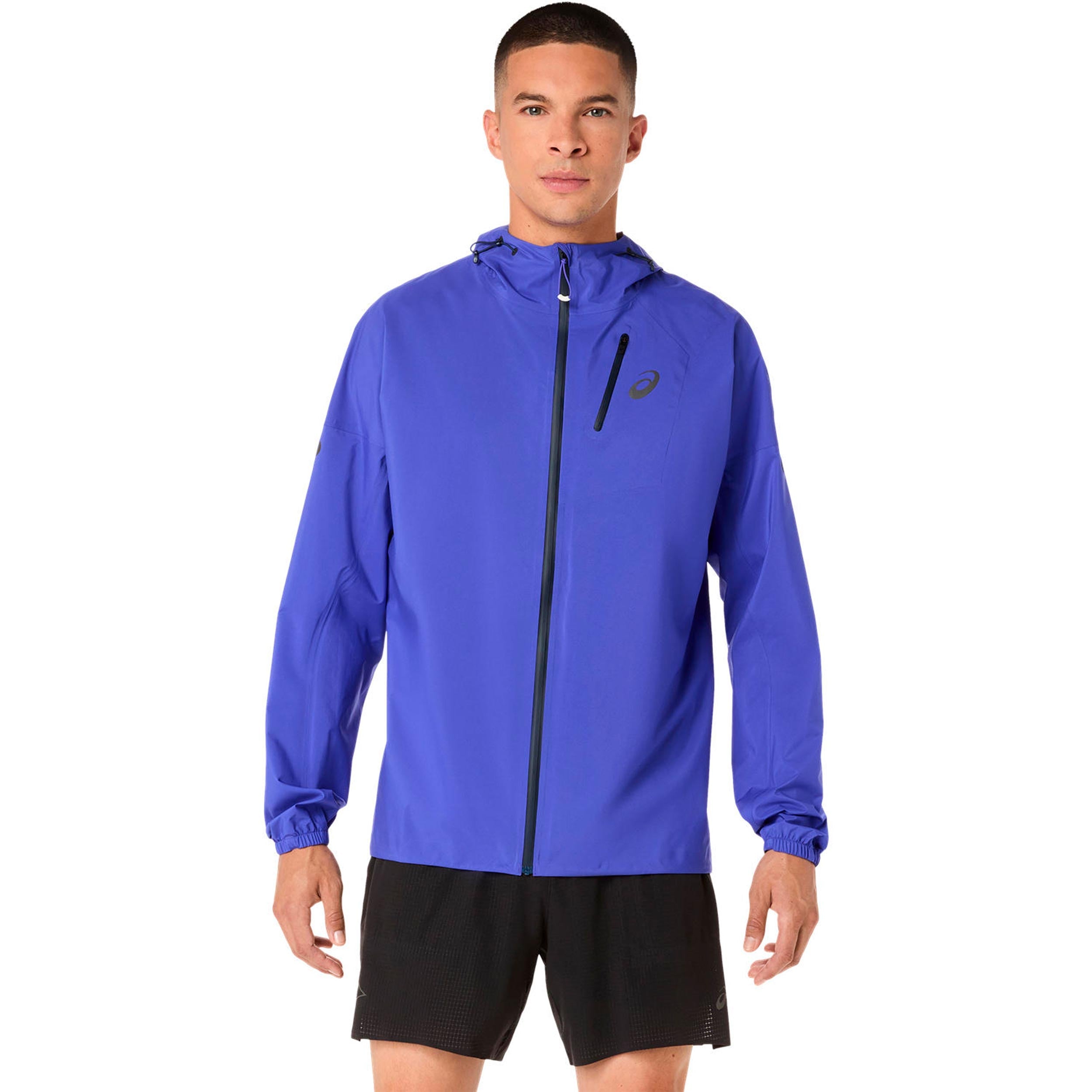 ASICS Fujitrail Elite Waterproof Running jacket Men - blue, dark blue
