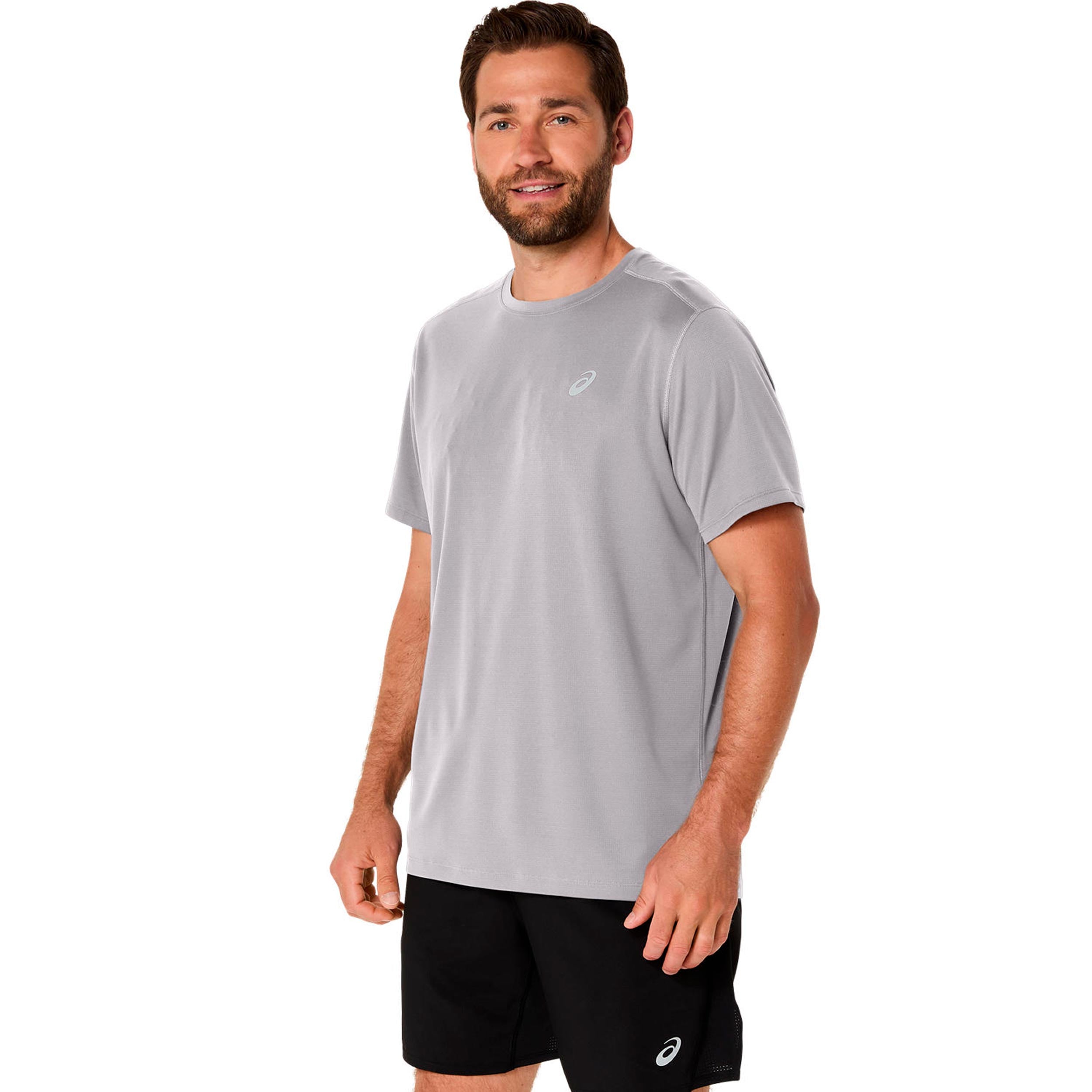 ASICS Core Running shirt Men - lightgrey