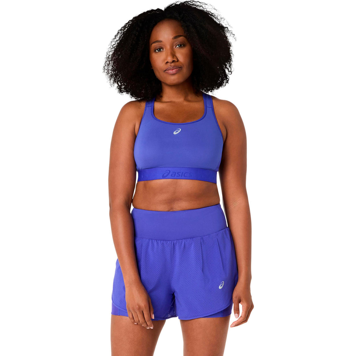 ASICS Road Compression Women's Sports Bra - Blue (2)