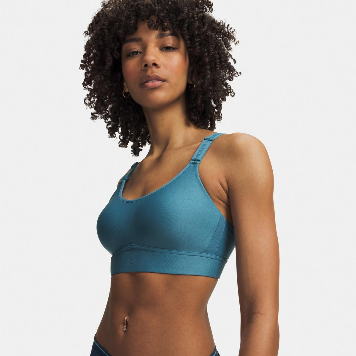 Under Armour Infinity Mid 2.0 Women's Sports Bra - Blue/Blue