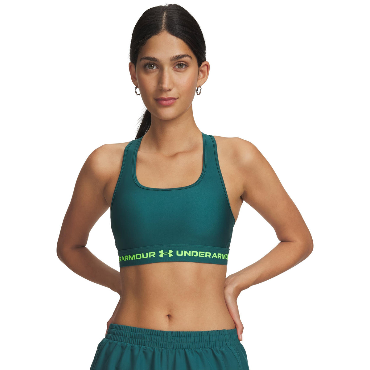 Under Armour Crossback Middle Women's Sports Bra - Green