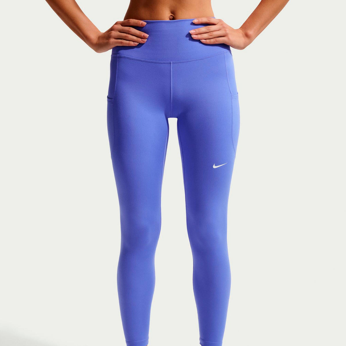 Nike Dri-FIT One High Rise 7/8 Women's Tights - Blue (3)