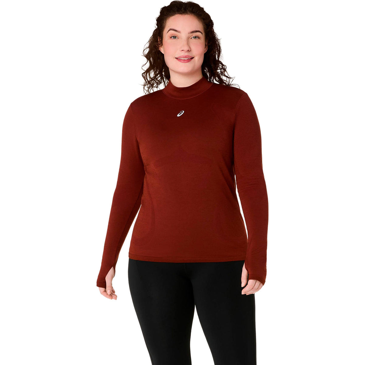 ASICS Road Winter Seamless Women's Running T-Shirt - Rust