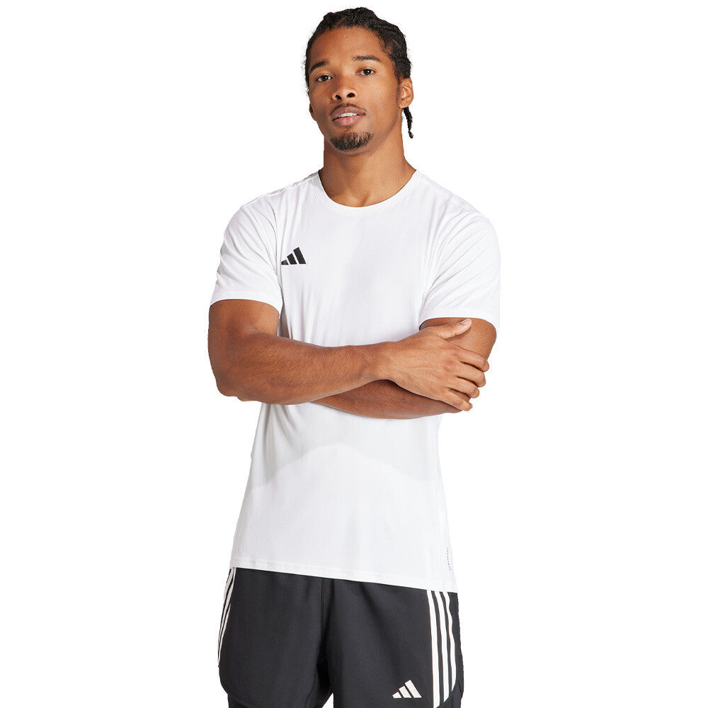 adidas Adizero Essentials Men's Running T-Shirt - White