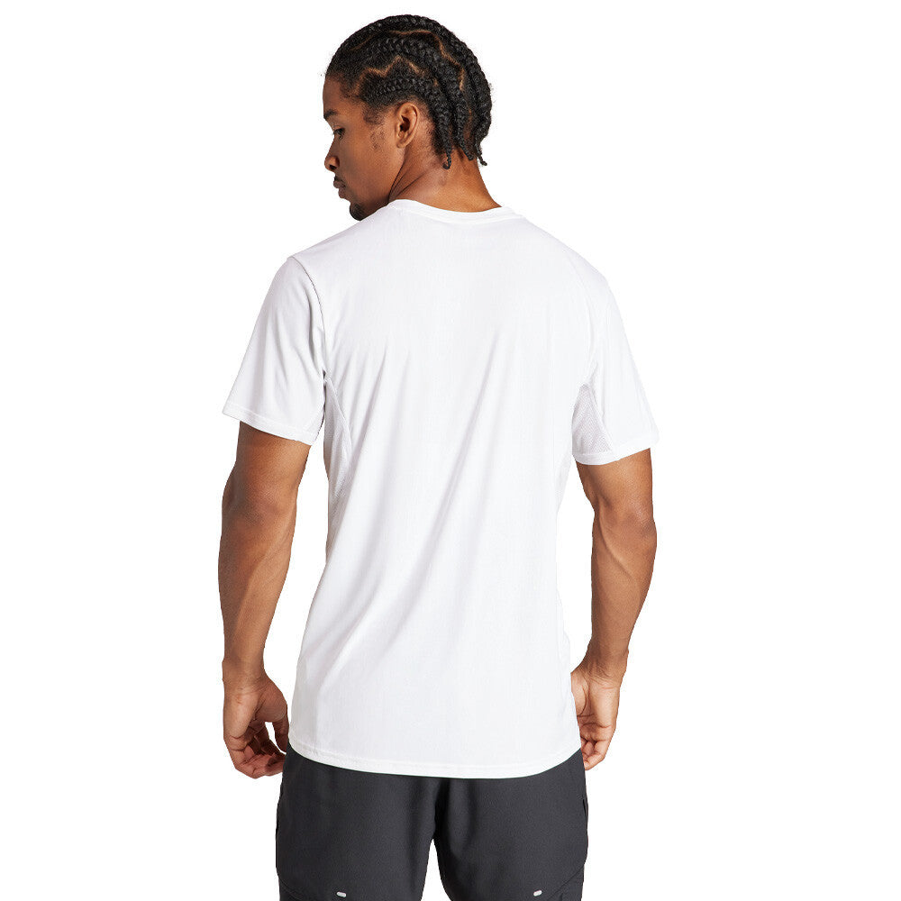 adidas Adizero Essentials Men's Running T-Shirt - White