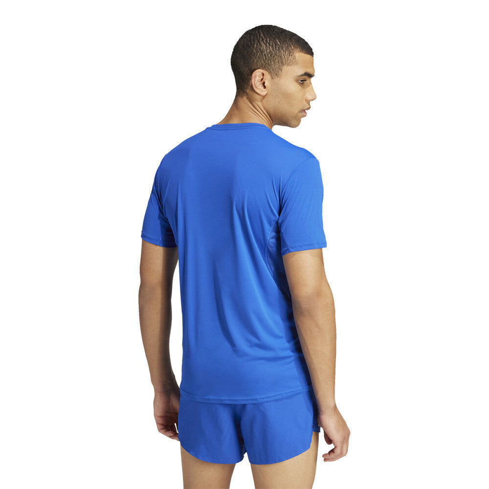 adidas Adizero Essentials Men's Running T-Shirt - Royal Blue