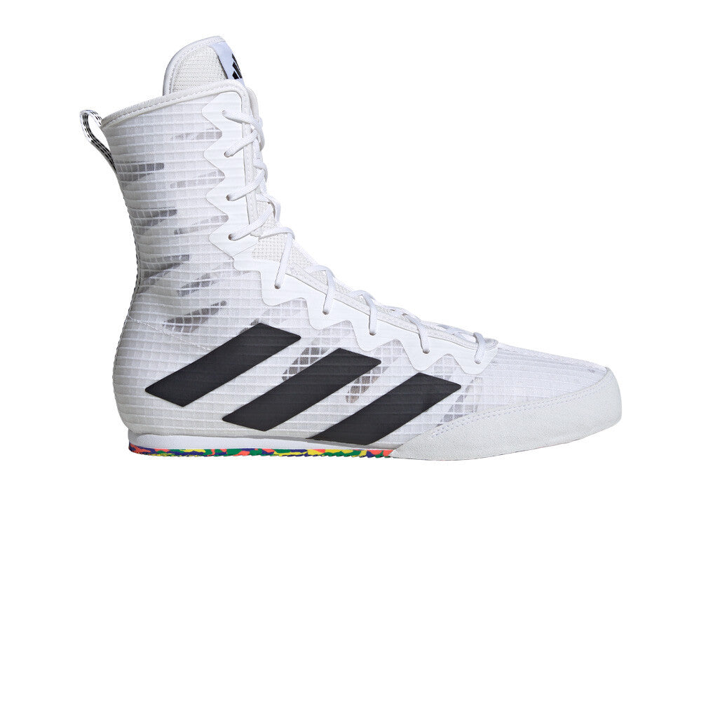 adidas Box Hog 4 Men's Boxing Shoes - Cloud White/Core Black