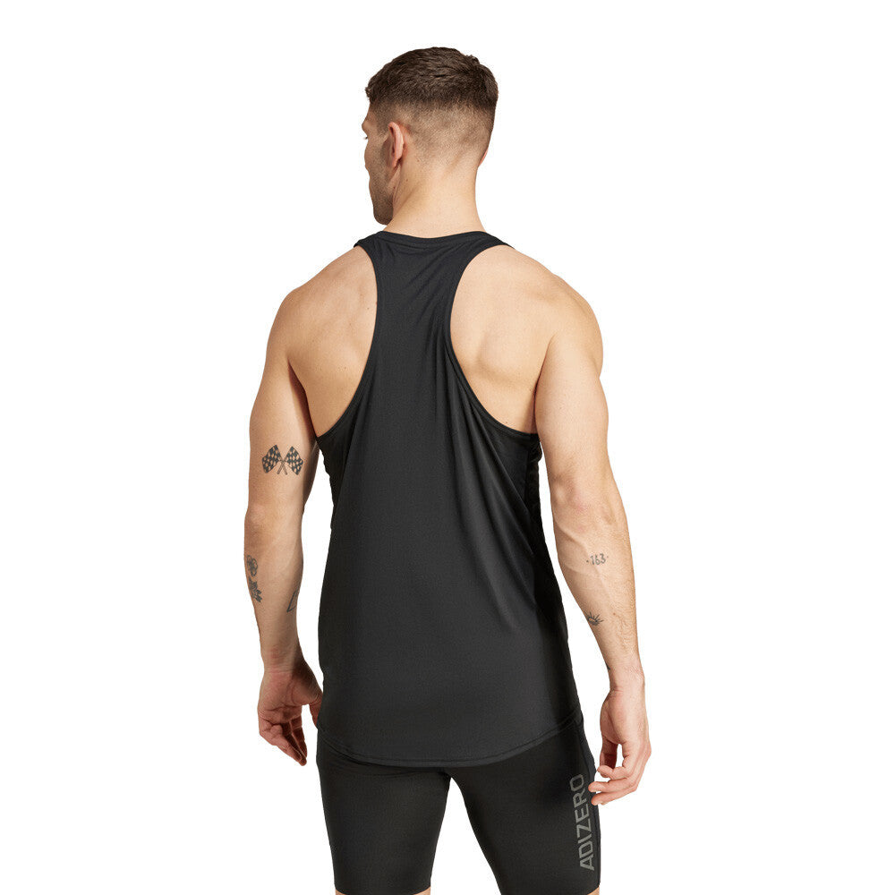 adidas Adizero Essentials Men's Running Vest - Black