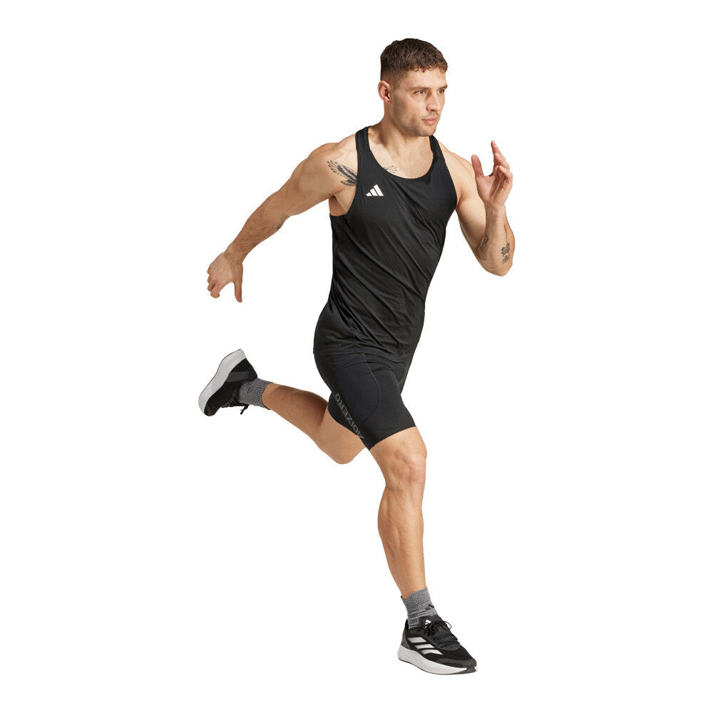 adidas Adizero Essentials Men's Running Vest - Black