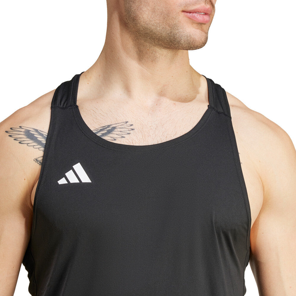 adidas Adizero Essentials Men's Running Vest - Black