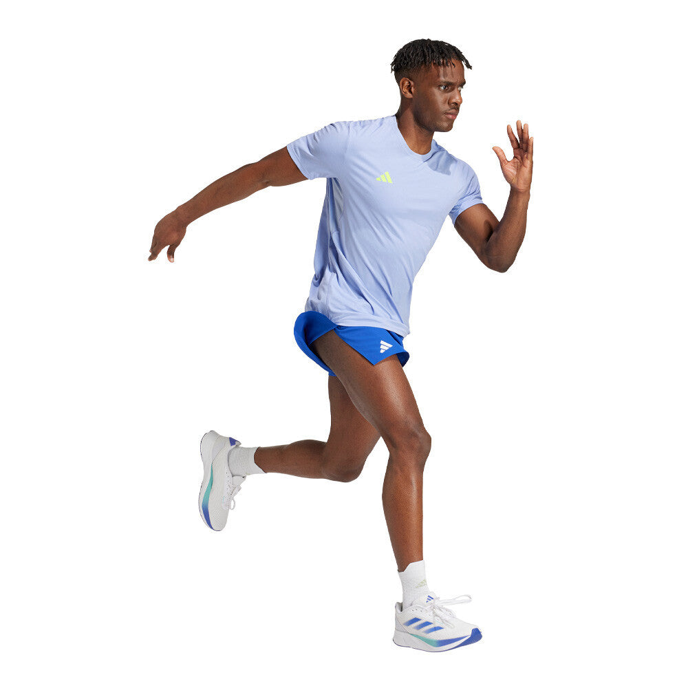 adidas Adizero Essentials Men's Running Split Shorts - Royal Blue