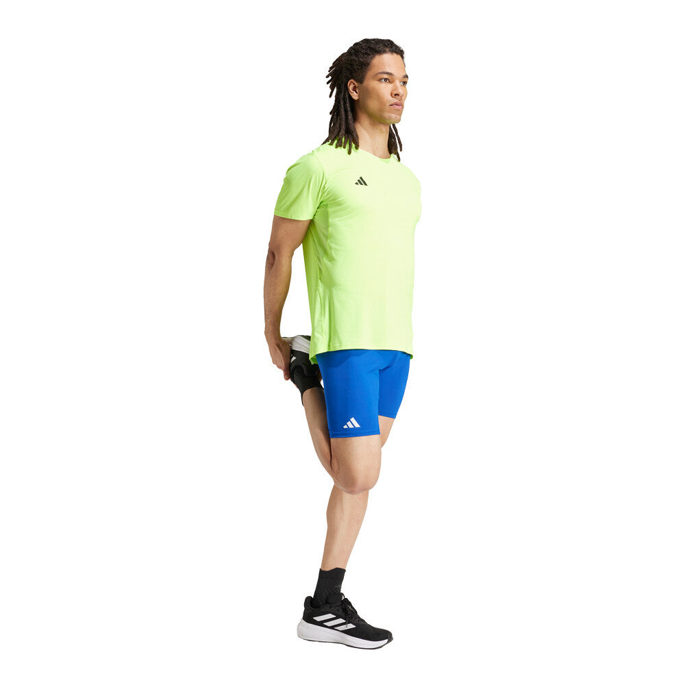 adidas Adizero Essentials Men's Running T-Shirt - Lucid Lemon