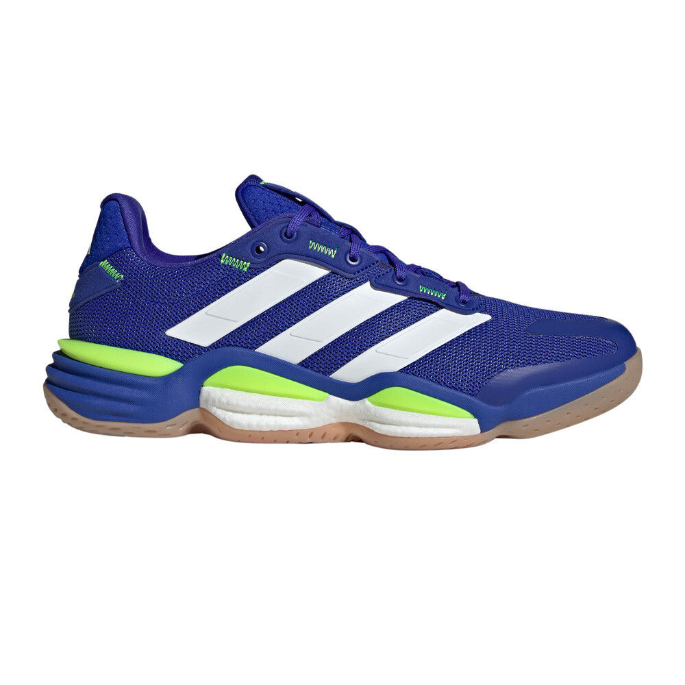 adidas Stabil 16 Men's Indoor Court Shoes - Lucid Blue/Cloud White/Lucid Lemon