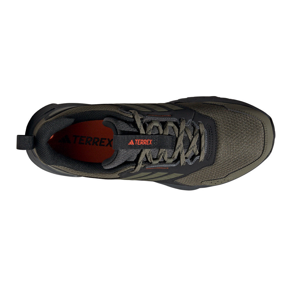 adidas Terrex Tracefinder Men's Trail Running Shoes - Olive Strata/Semi Impact Orange