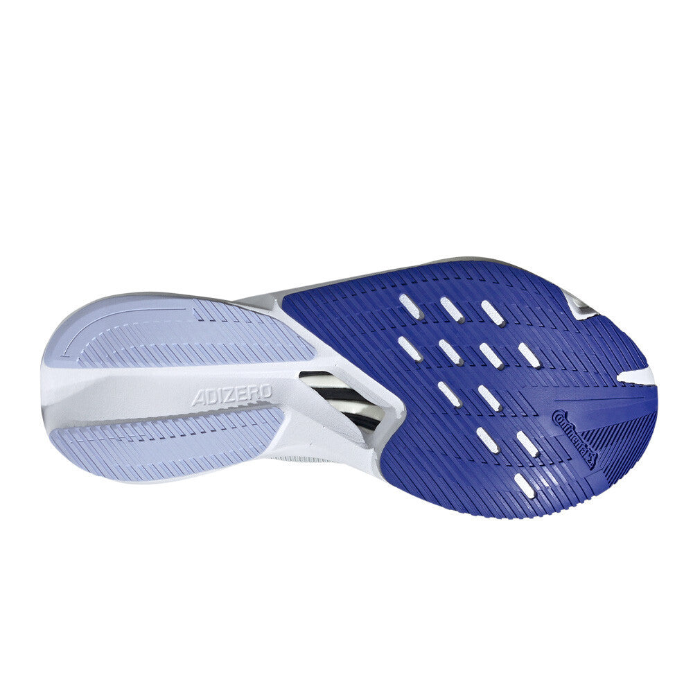 adidas Adizero Boston 12 Women's Running Shoes - White/Lucid Blue/Cobalt Blue