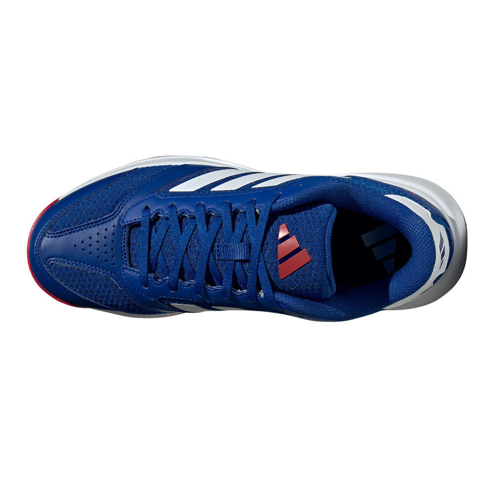 adidas Ligra 8 Men's Indoor Court Shoes - Royal Blue/Cloud White/Pure Ruby