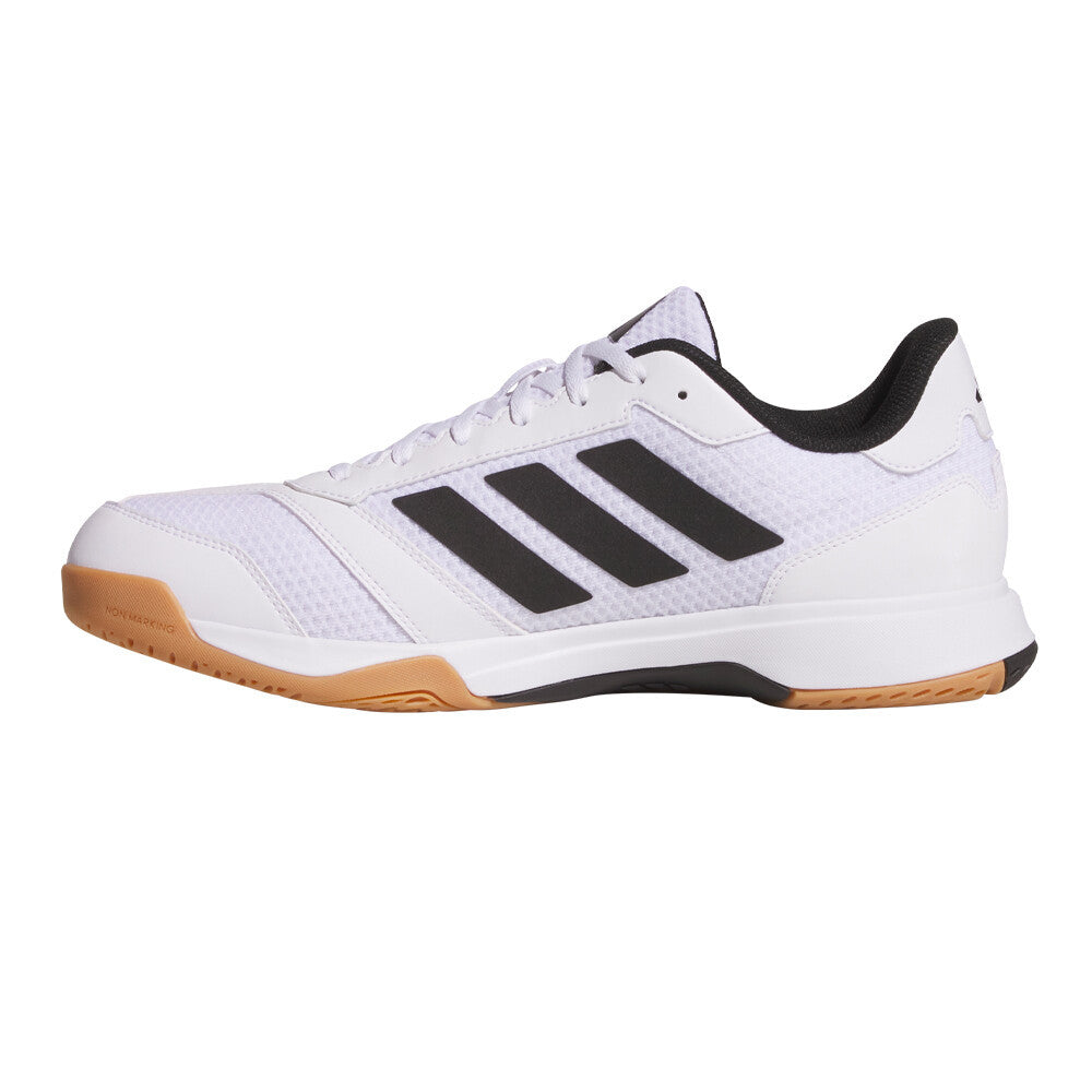 adidas Ligra 8 Men's Indoor Court Shoes - White/Core Black