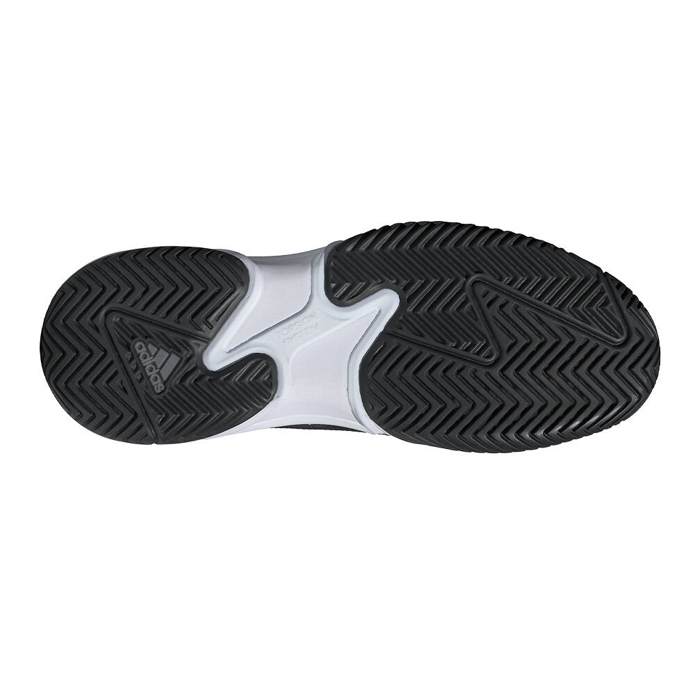 adidas Barricade 13 Men's Tennis Shoes - Black/White/Grey Three