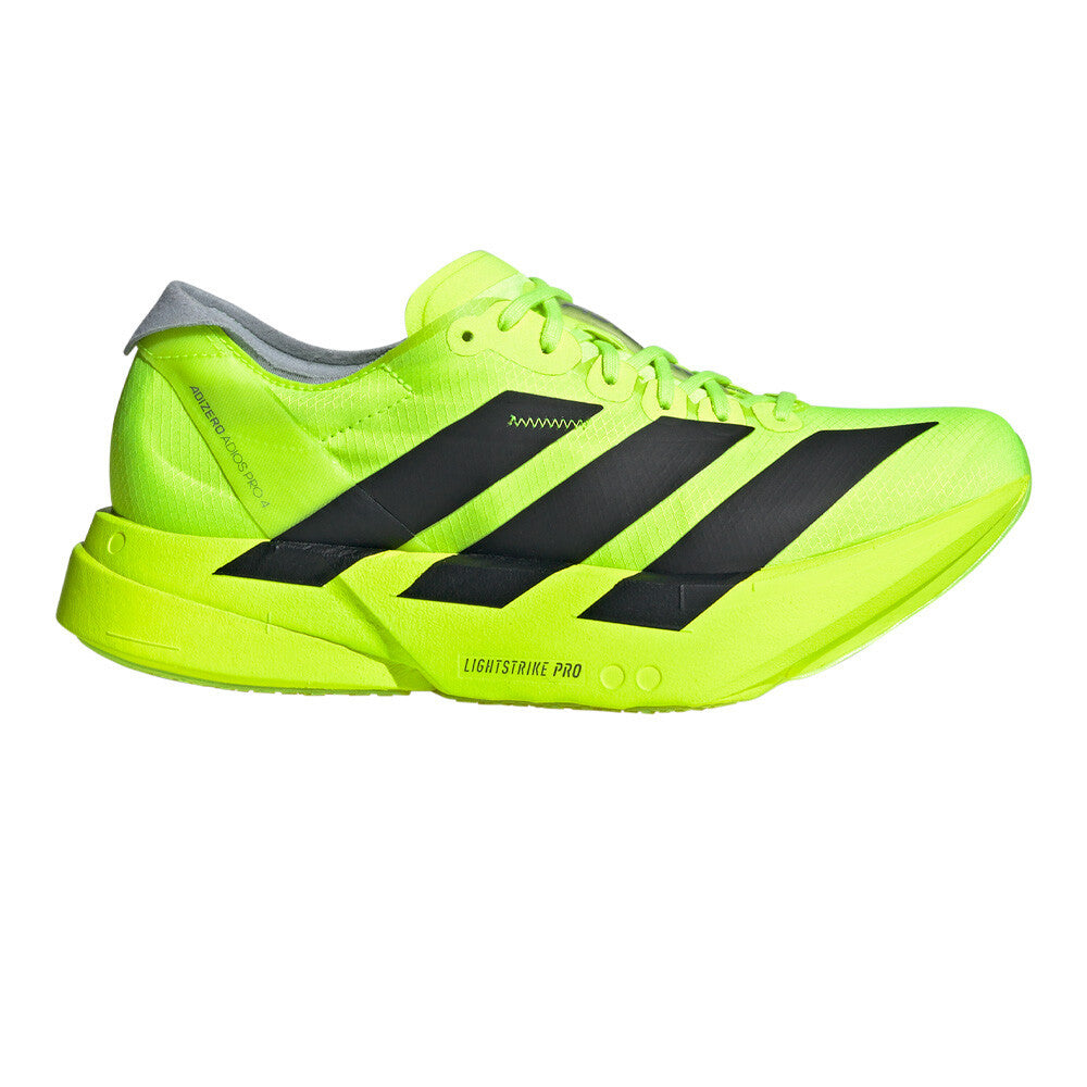 adidas Adizero Adios Pro 4 Women's Running Shoes - Lucid Lemon/Core Black/Halo Silver