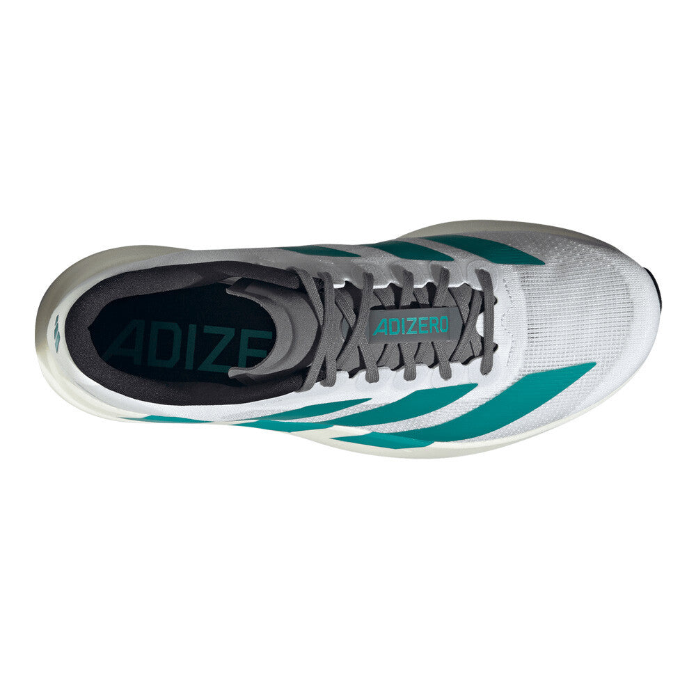 adidas Adizero Evo SL Men's Running Shoes - Cloud White/Pure Teal/Grey Four