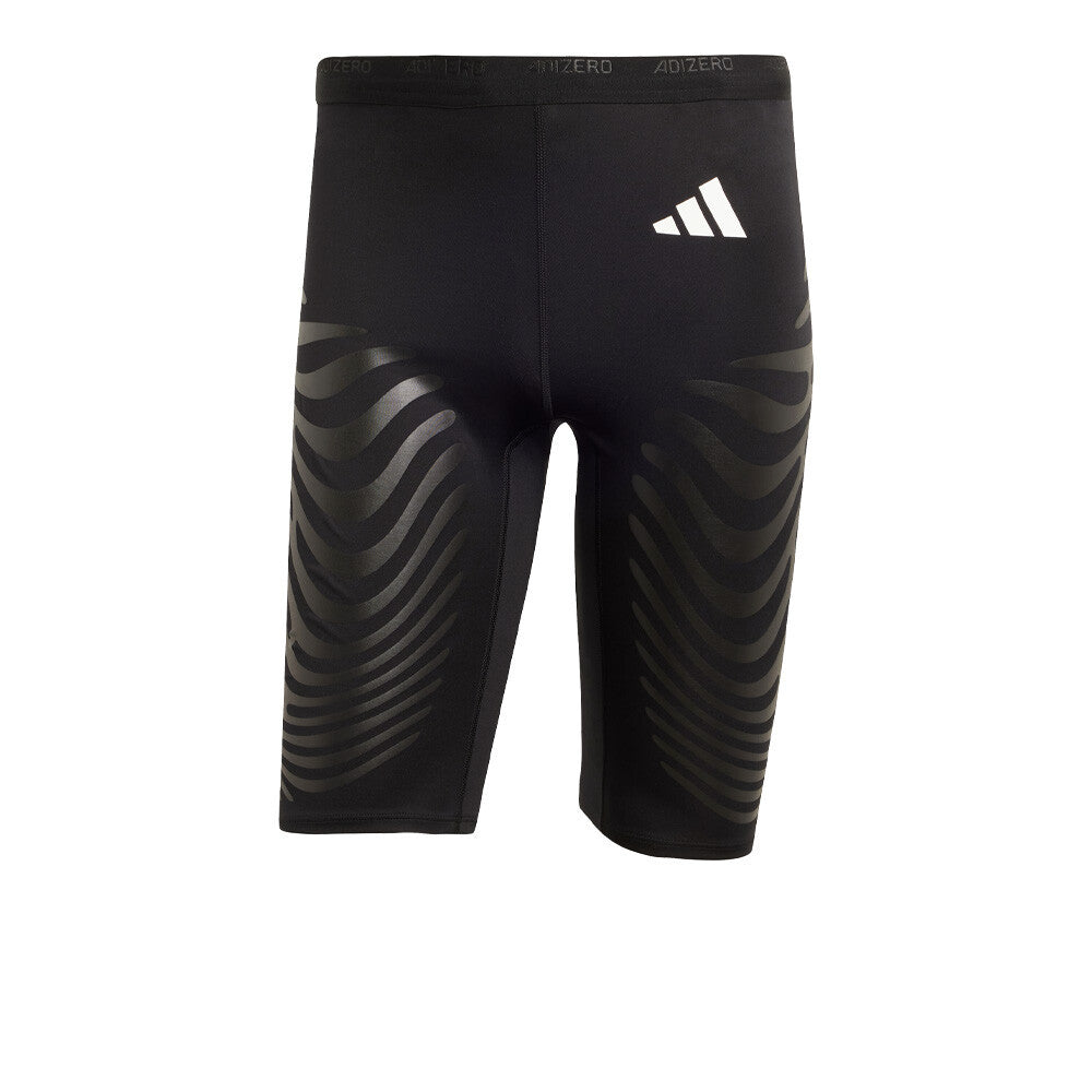 adidas Adizero Control Men's Running Tight Shorts - Black