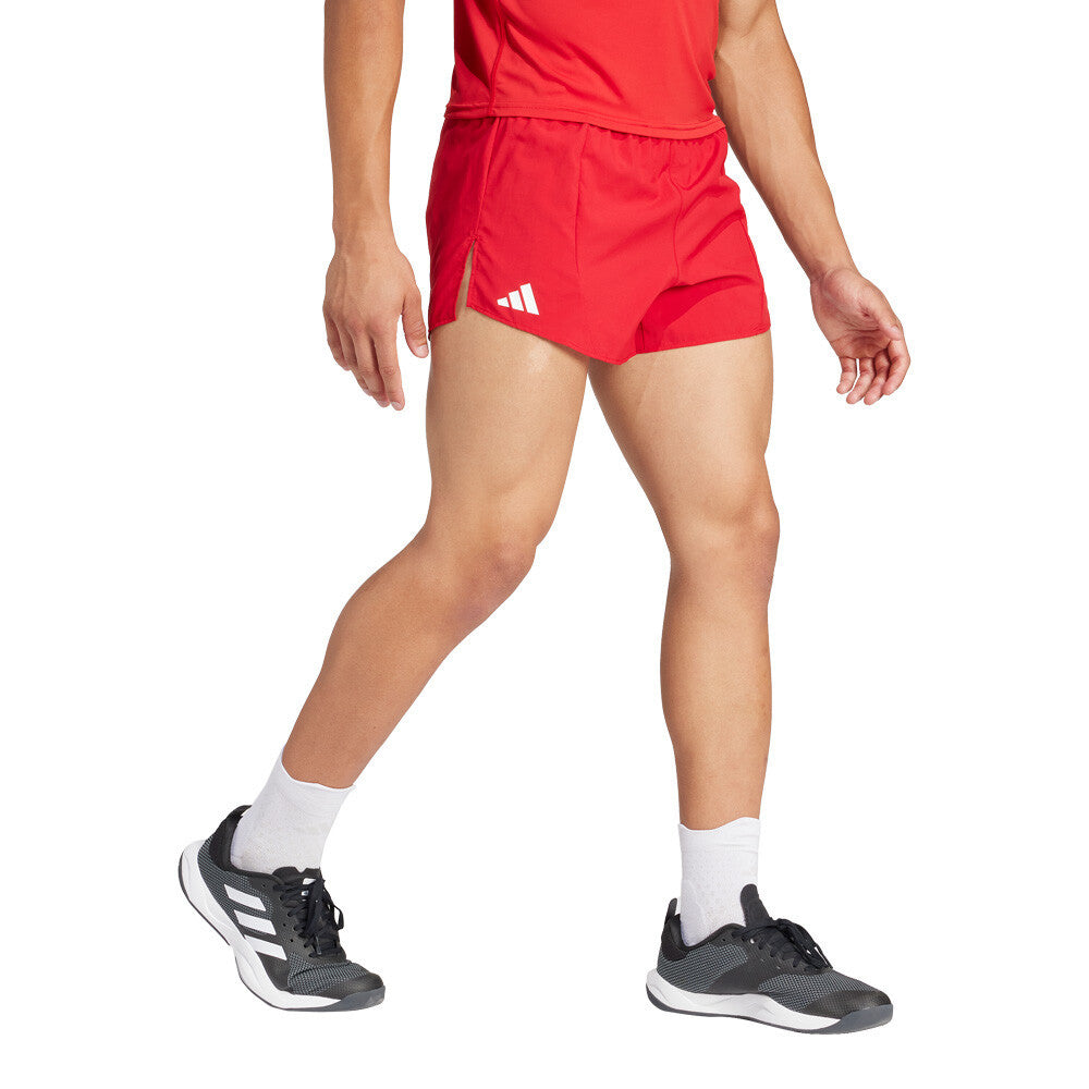 adidas Adizero Essentials Men's Running Shorts - Power Red