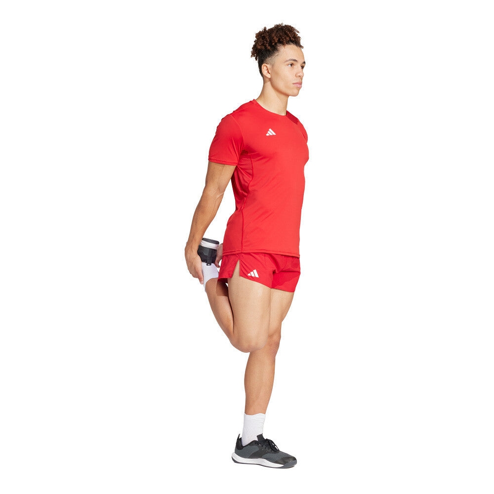 adidas Adizero Essentials Men's Running Shorts - Power Red