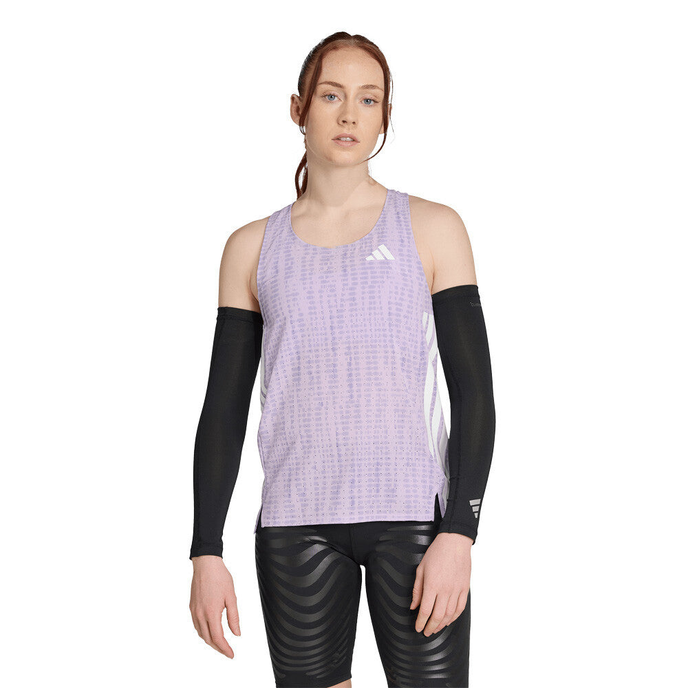 adidas Adizero Women's Tank Top - Powder Plum/Magic Lilac