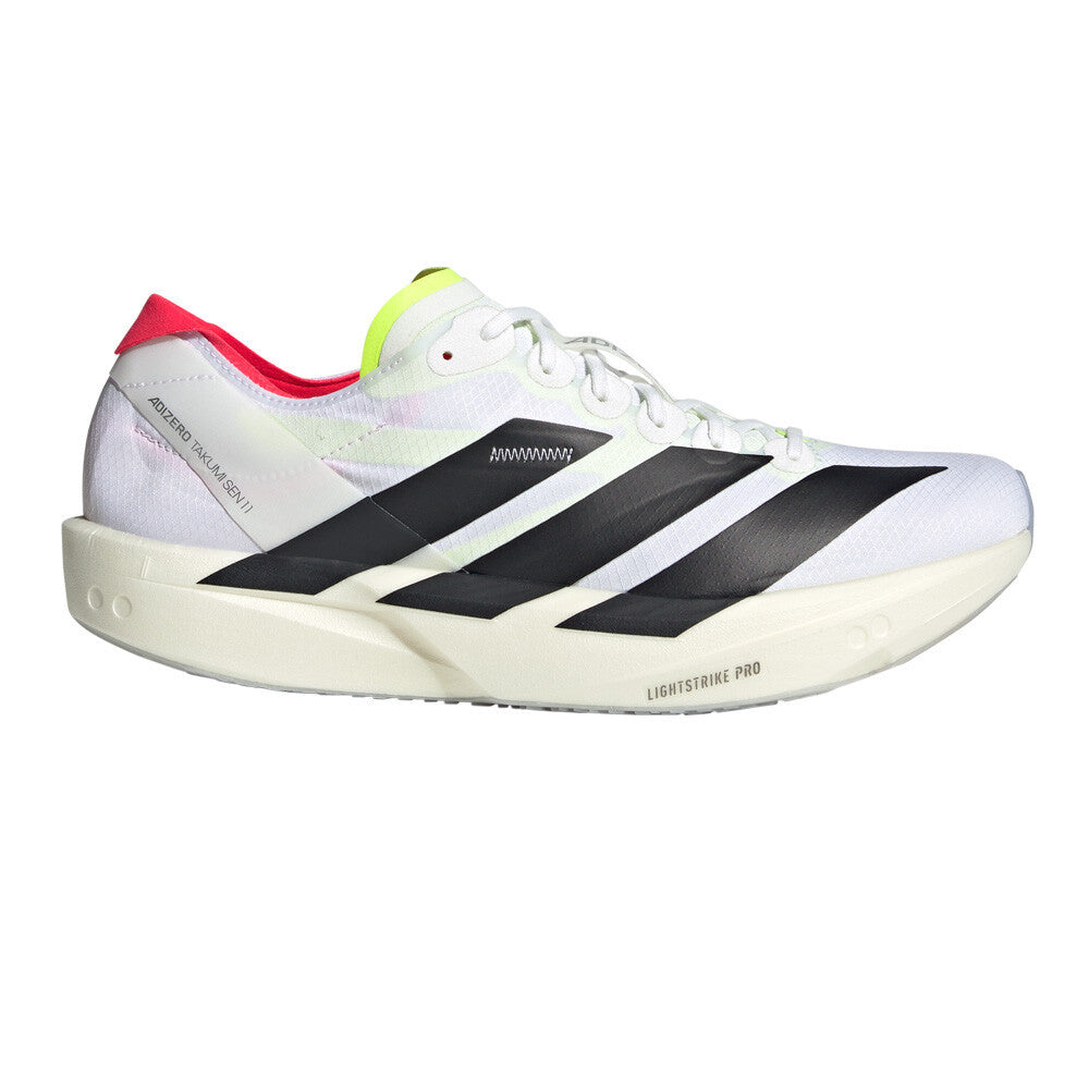 adidas Adizero Takumi Sen 11 Men's Running Shoes - Cloud White/Core Black/Lucid Red