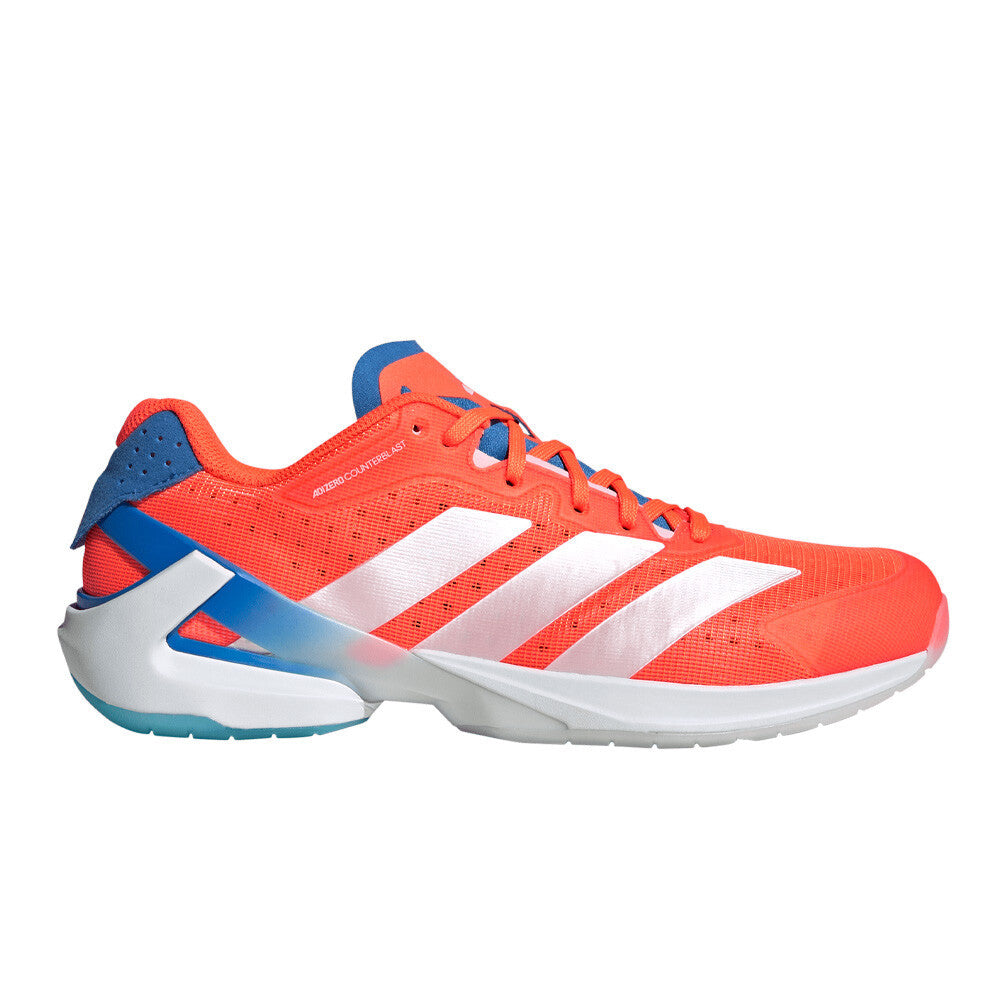 adidas Adizero Counterblast Men's Indoor Court Shoes - Solar Orange/Zero Metallic/Bright Royal