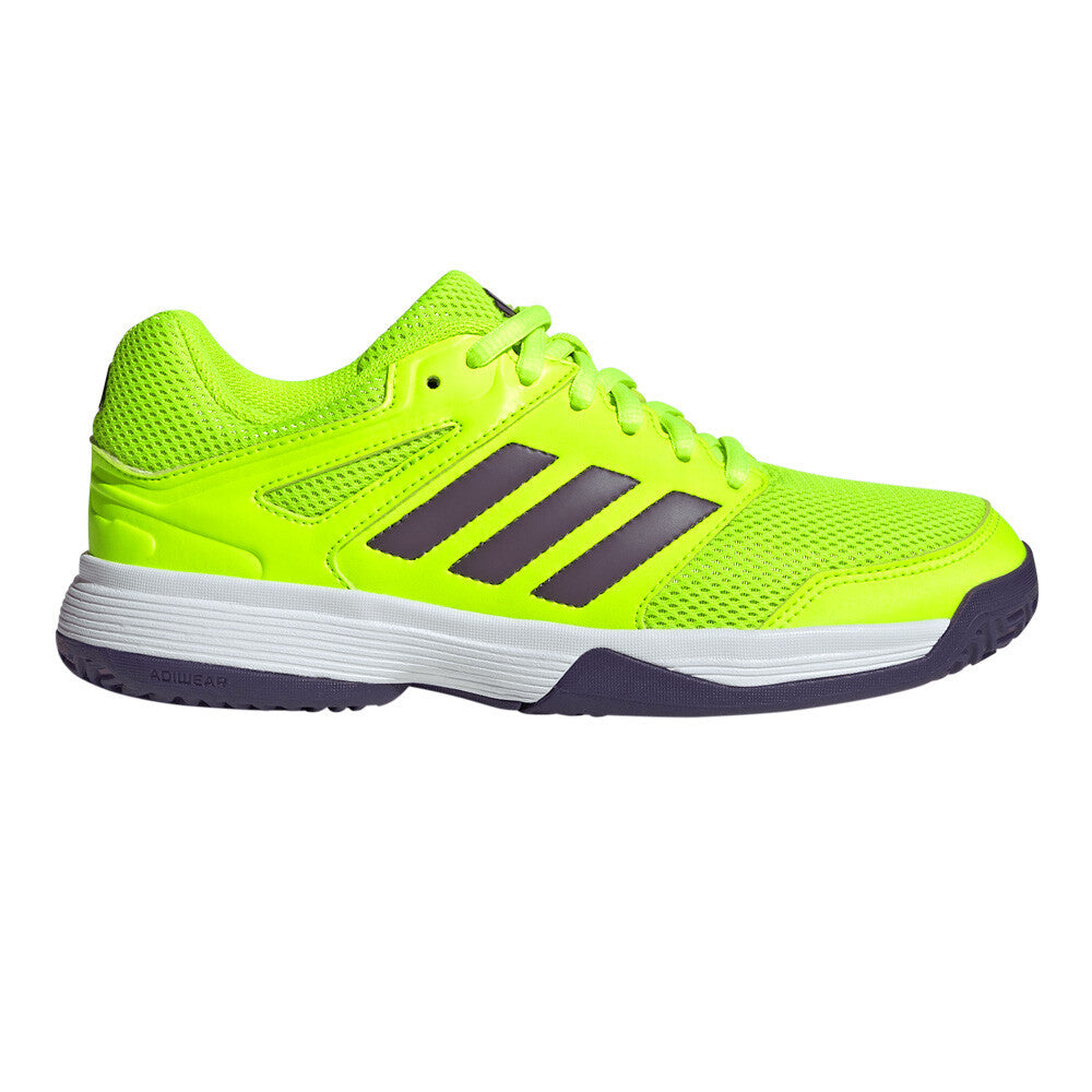 adidas Junior Speedcourt Trainers - Lucid Lemon/Aurora Metallic/Aurora Plum