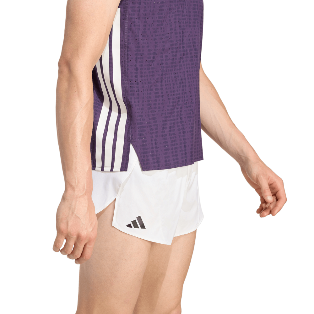 adidas Adizero Men's Running Vest - Aurora Plum/Noble Ink