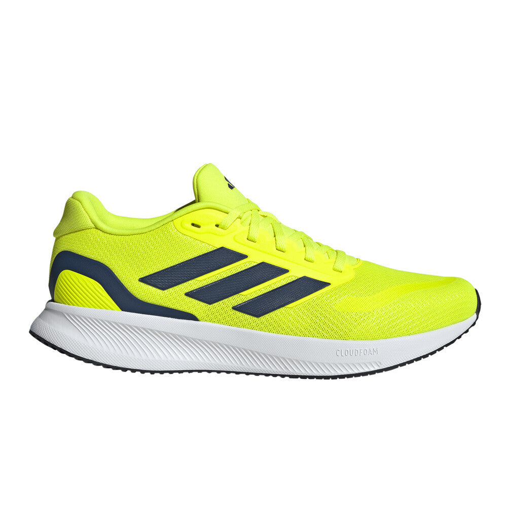 adidas Runfalcon 5 Men's Running Shoes - Solar Yellow/Dark Blue/White