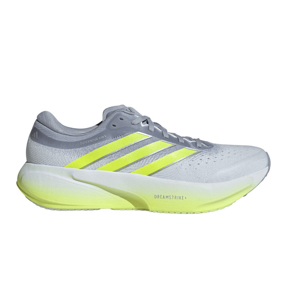 adidas Supernova Rise 3 Men's Running Shoes - Halo Silver/Solar Yellow/Cloud White