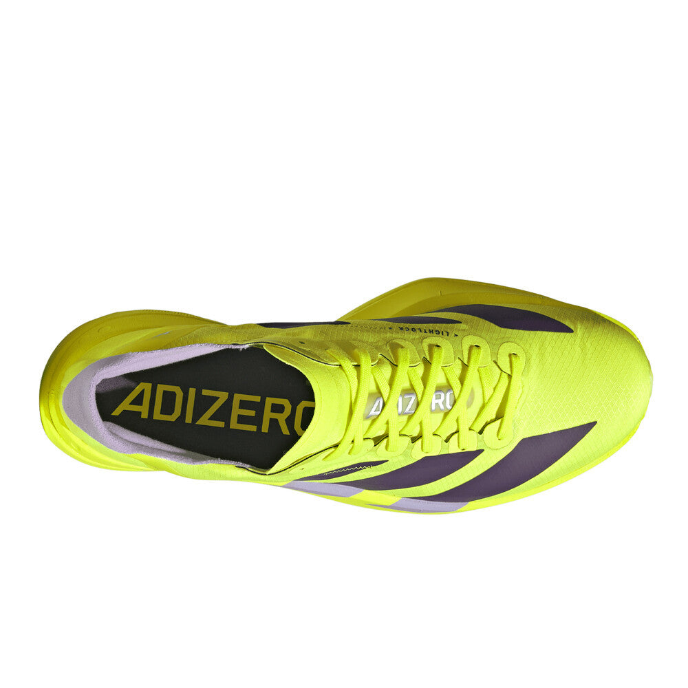 adidas Adizero Adios Pro 4 Men's Running Shoes - Solar Yellow/Aurora Plum/Powder Plum